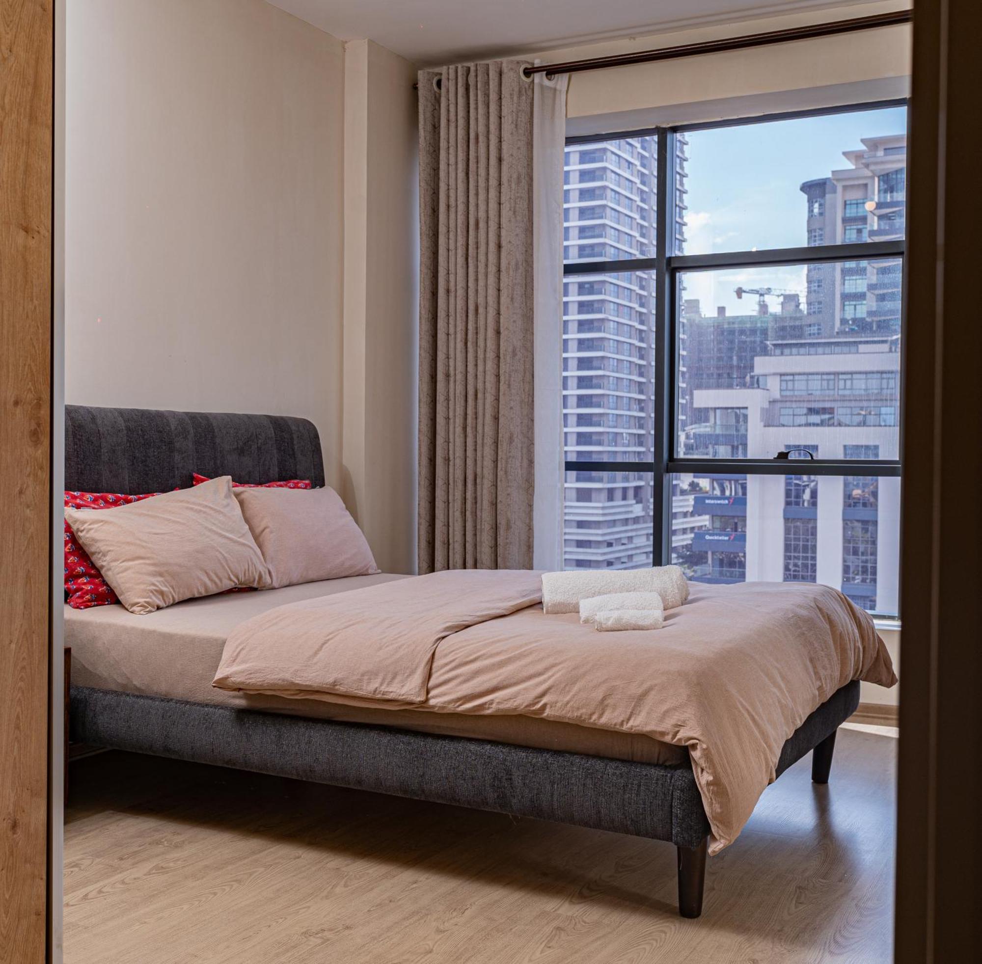 Elite One Bedroom Apartment,Swimming Pool, Gym, Workspace ,Wonderiss Homes Close Proximity To Gtc, Jw Mariott And Kempinski Nairobi Eksteriør bilde